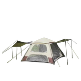 Camping Tent, 8 Person Pop Up Tent Removable Instant Tent, Doors and Windows on all 4 sides, for Outdoor, Picnic, Camping, Family, Friends Gathering, 300×300×220cm