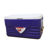 PRINCEWARE 100L Blue Ice Box with Strong Flexible Side Handles, Lid Lock. #3502