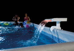 Multicolor LED Waterfall Cascade
