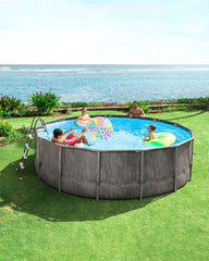 Intex Greywood Prism Frame Premium Swimming Pool Set - 2 sizes