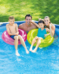 INTEX Round Metal Frame Above Ground Pool (various sizes and prints)