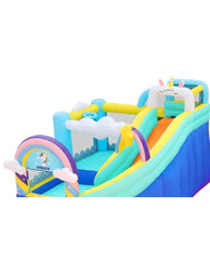 Flobo Unicorn Bouncy Castle for Kids 320 x 290 x 235cm