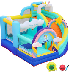 Flobo Unicorn Bouncy Castle for Kids 320 x 290 x 235cm