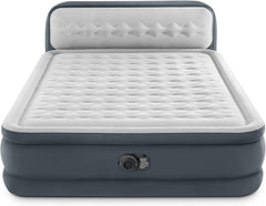 Intex Ultra Plush Dura Beam Deluxe Airbed with Built in Pump (Queen)