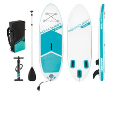 8' AquaQuest® 240 Inflatable Paddle Board Package