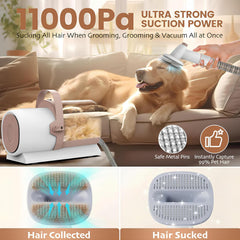 5-in-1 Pet Grooming Vacuum Kit for Dogs & Cats (PG50)