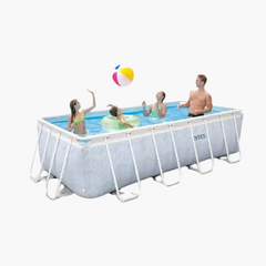 Chevron Prism Frameth Rectangular Pool Set 4.00x2.00x1.00mt. Ages 6+