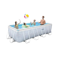 Chevron Prism Frameth Rectangular Pool Set 4.00x2.00x1.00mt. Ages 6+