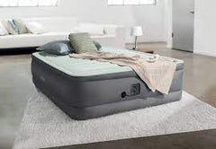 Intex PremAire® II Air Mattress 18" Queen w/ Built-In Electric Pump