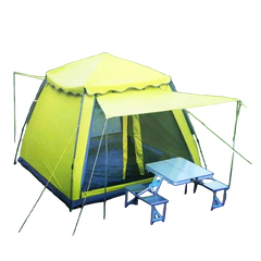 Camping Tent, 8 Person Pop Up Tent Removable Instant Tent, Front and Back Doors with Mesh, for Outdoor, Picnic, Camping, Family, Friends Gathering, 300×300×200cm