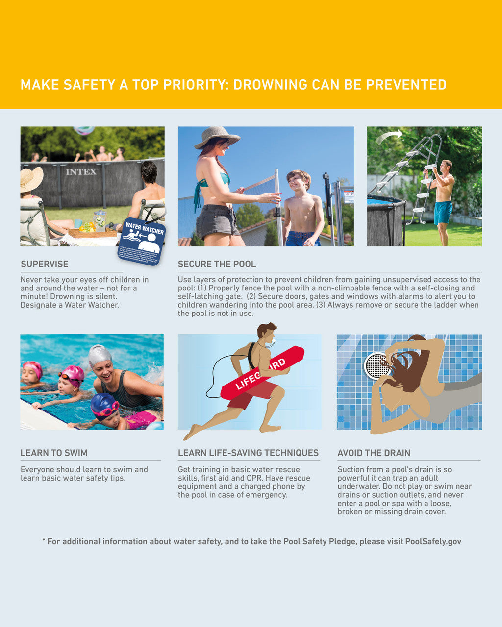 Intex Greywood Prism Frame Premium Swimming Pool Set - 2 sizes