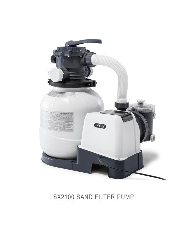 Rectangular Ultra XTR® Frame Above Ground Pool w/ Sand Filter Pump