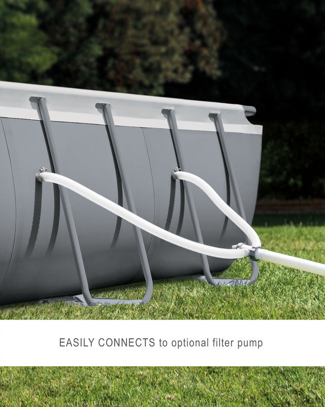 Rectangular Ultra XTR® Frame Above Ground Pool w/ Sand Filter Pump
