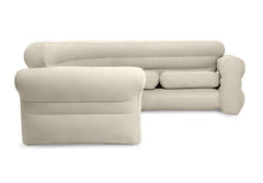 Intex Inflatable L-Shaped Corner Couch (Sofa) - Beige color
