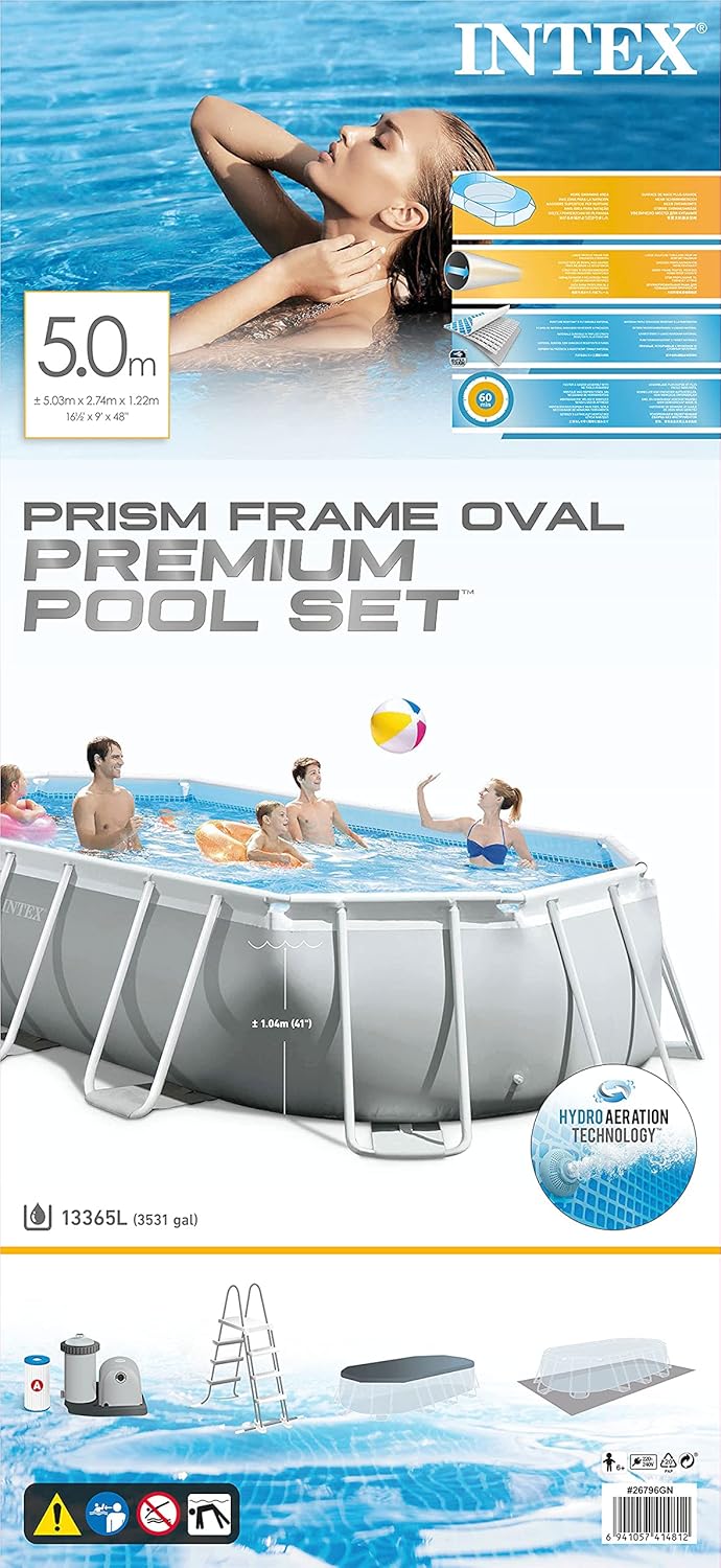 Intex Prism Frame Oval Pools Set