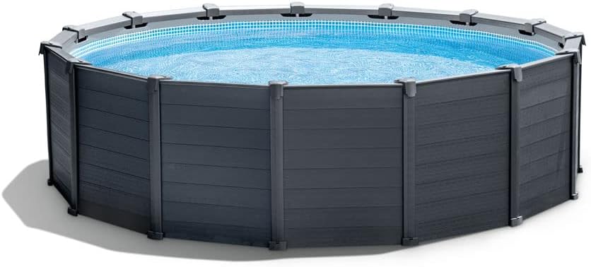 Graphite Gray Panel Pool Set 4.78X1.24Mt.