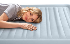 Intex Plush Headboard Airbed Queen - 2-Persons - With Built-In Pump