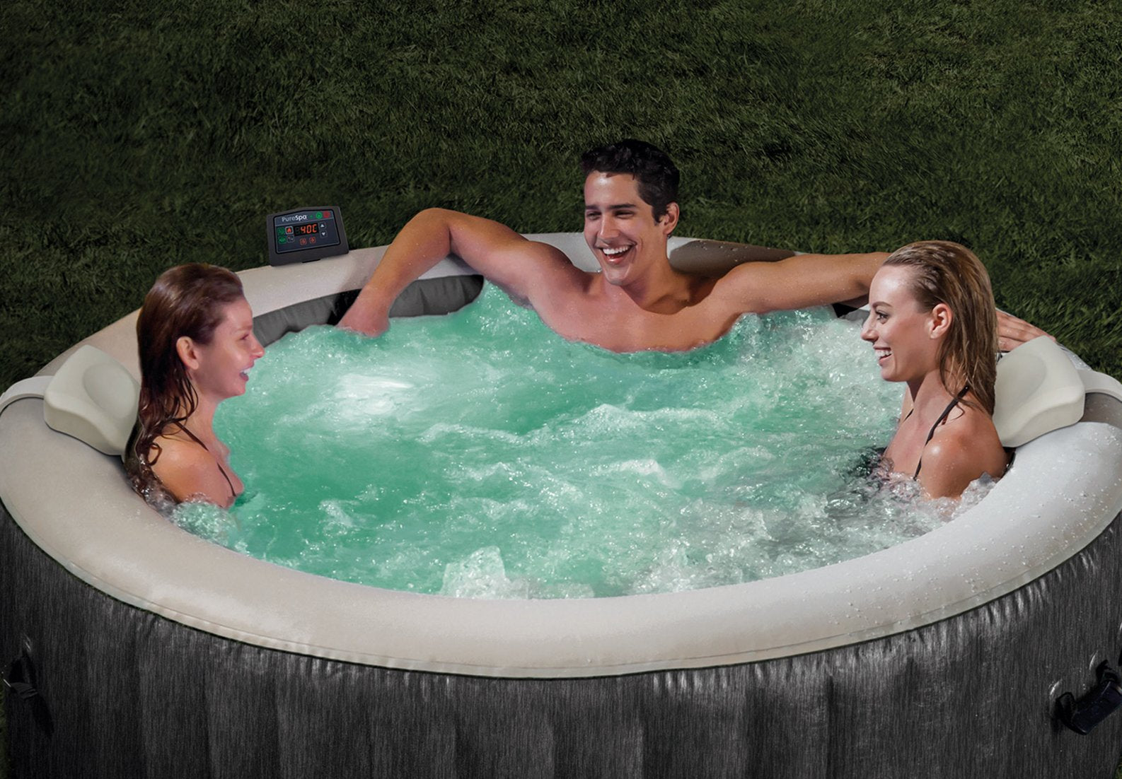 Intex Deluxe Round Bubble Spa Set 4 & 6 - Person