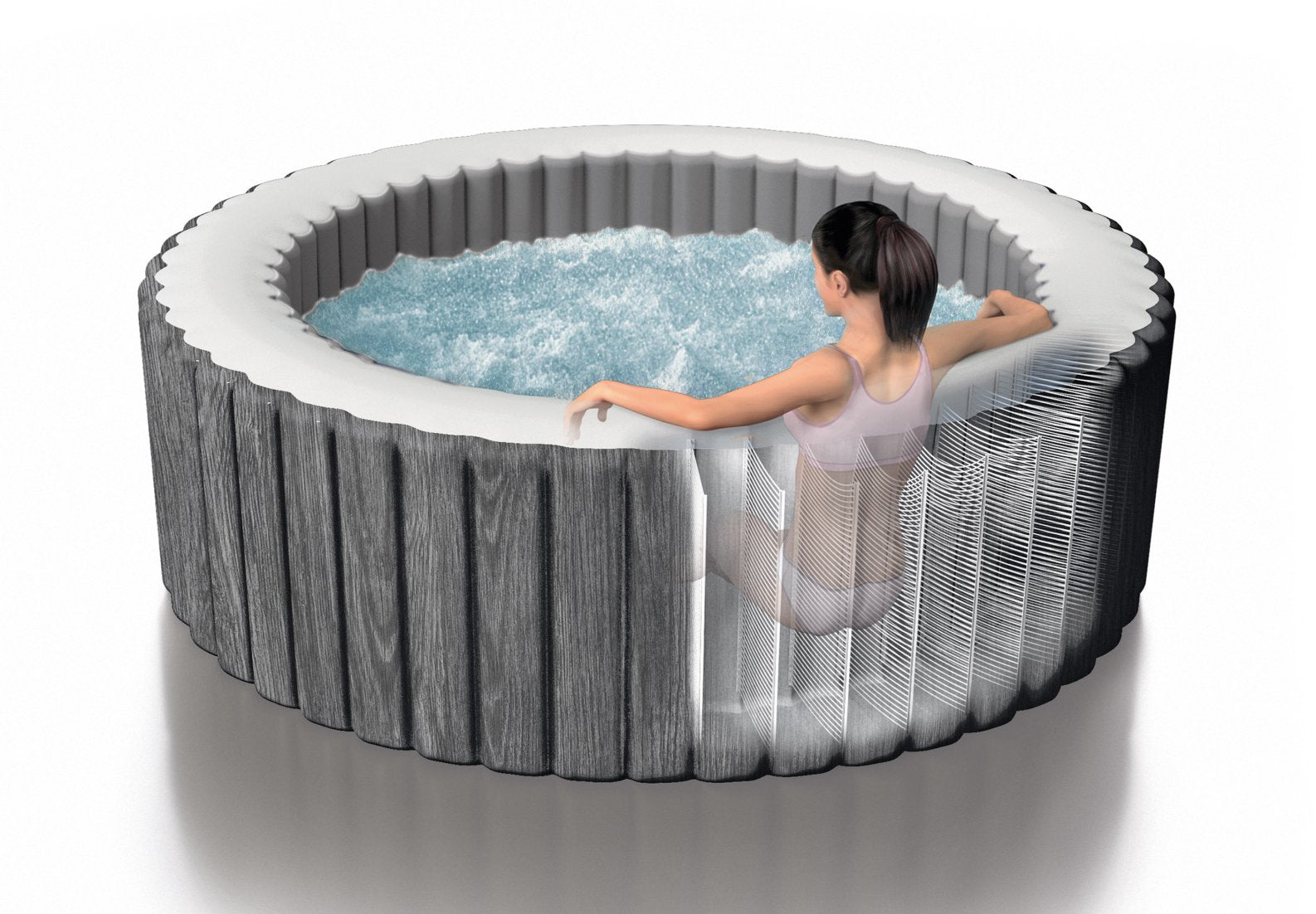 Intex Deluxe Round Bubble Spa Set 4 & 6 - Person