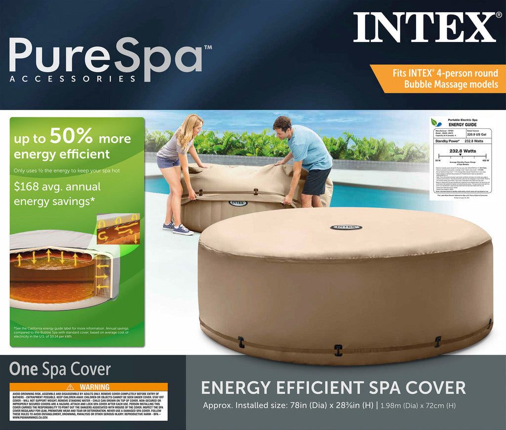 Intex Deluxe Round Bubble Spa Set 4 & 6 - Person