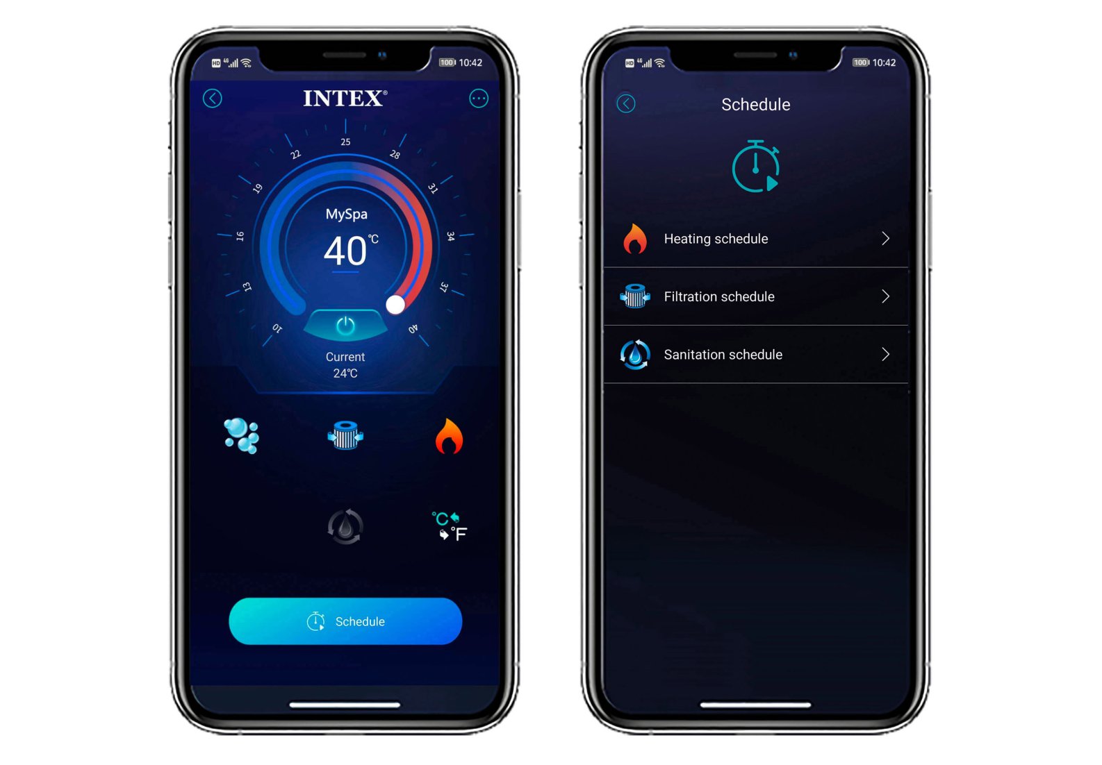 Bubble Spa 6-Persons - HydroMassage Chevron Deluxe