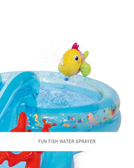 Under The Sea Inflatable Play Center w/ Slide- 310x193x71cm [AGES 2+]