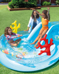 Under The Sea Inflatable Play Center w/ Slide- 310x193x71cm [AGES 2+]