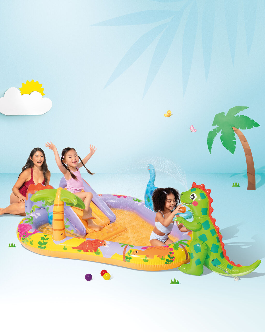 Dino Inflatable Play Center - Intex