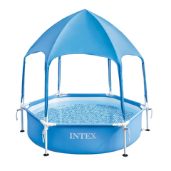 Intex Canopy Metal Frame Pool 183x38cm. Ages 3+