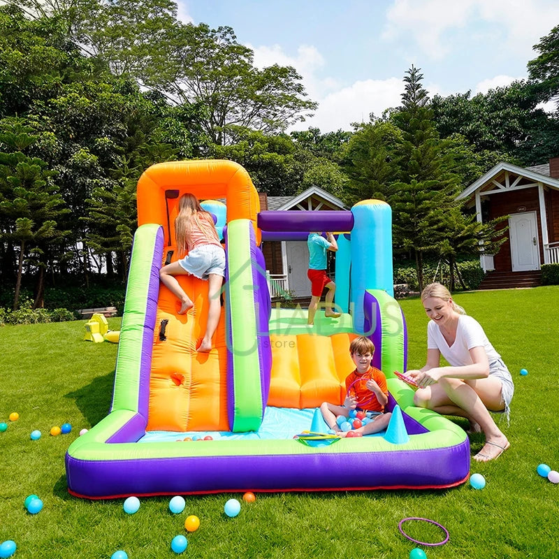 Bouncy Castle for Kids 445 x 245 x 205cm - with air pump 450W