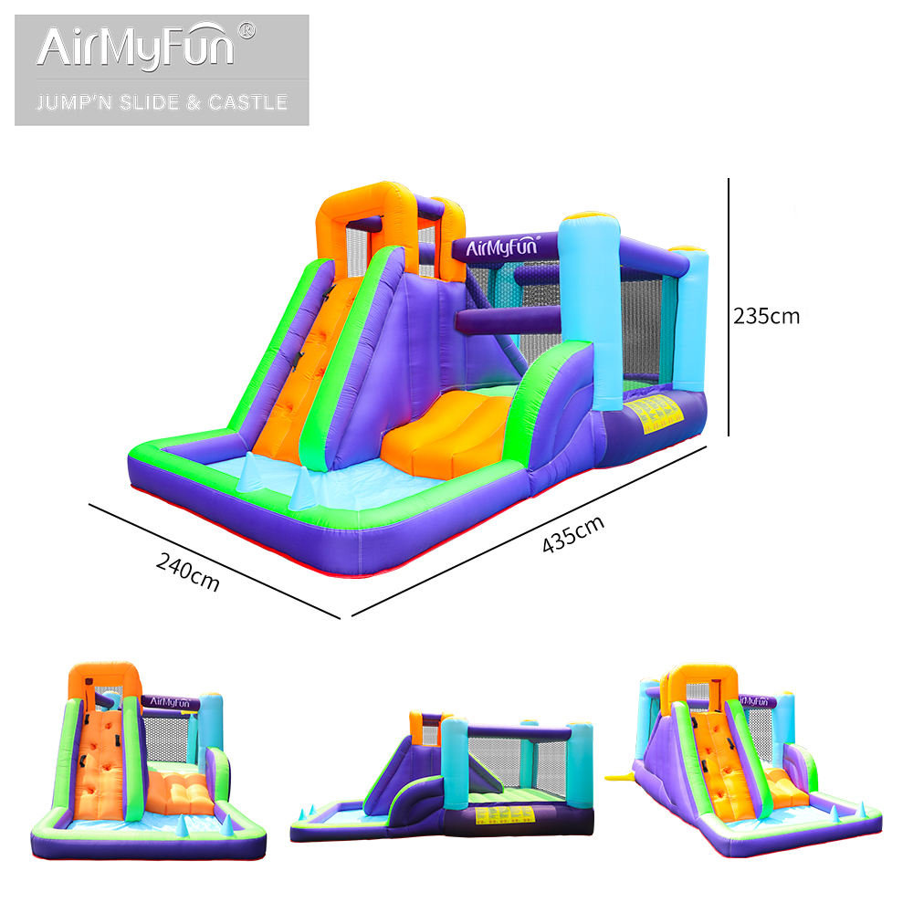 Bouncy Castle for Kids 445 x 245 x 205cm - with air pump 450W