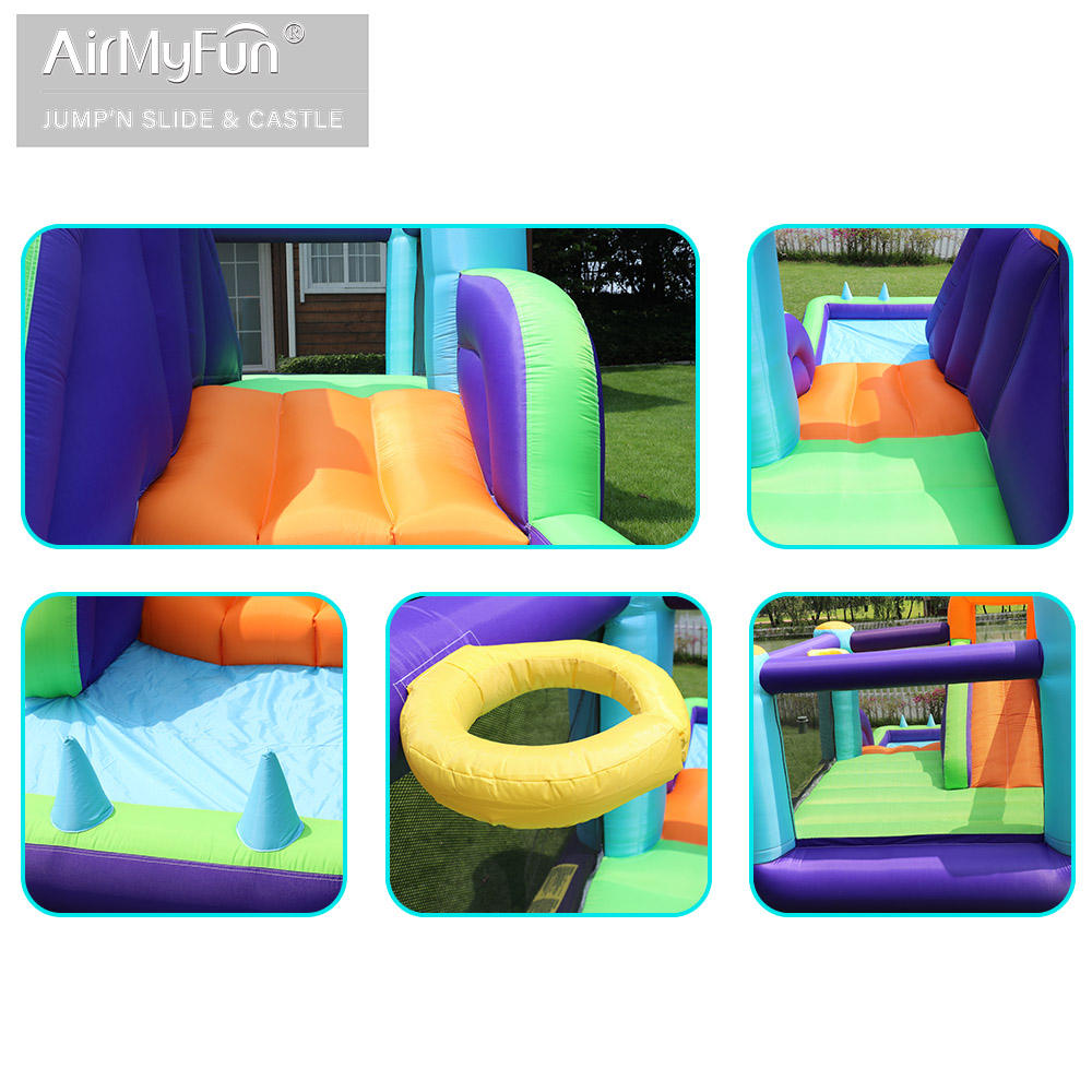 Bouncy Castle for Kids 445 x 245 x 205cm - with air pump 450W