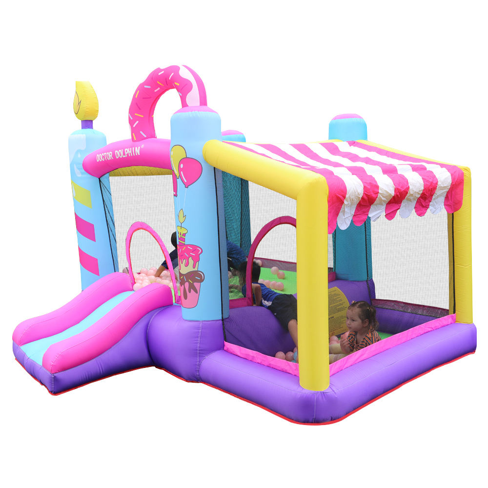 Flobo Doughnuts Bouncy Castle For Kids 290 x 270 x 220cm