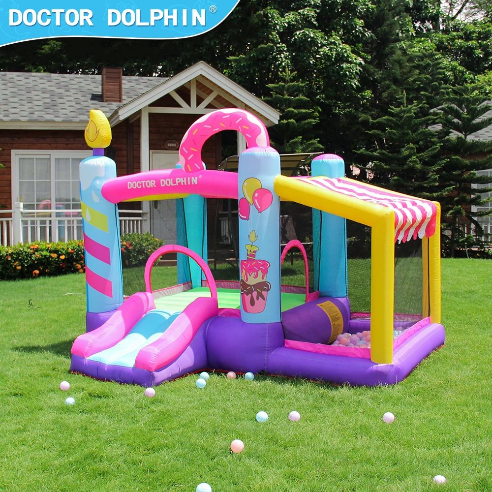Flobo Doughnuts Bouncy Castle For Kids 290 x 270 x 220cm