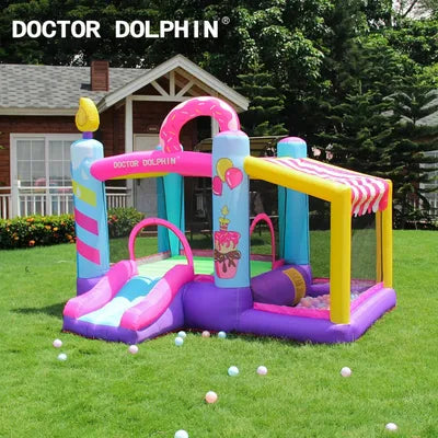 Flobo Doughnuts Bouncy Castle For Kids 290 x 270 x 220cm