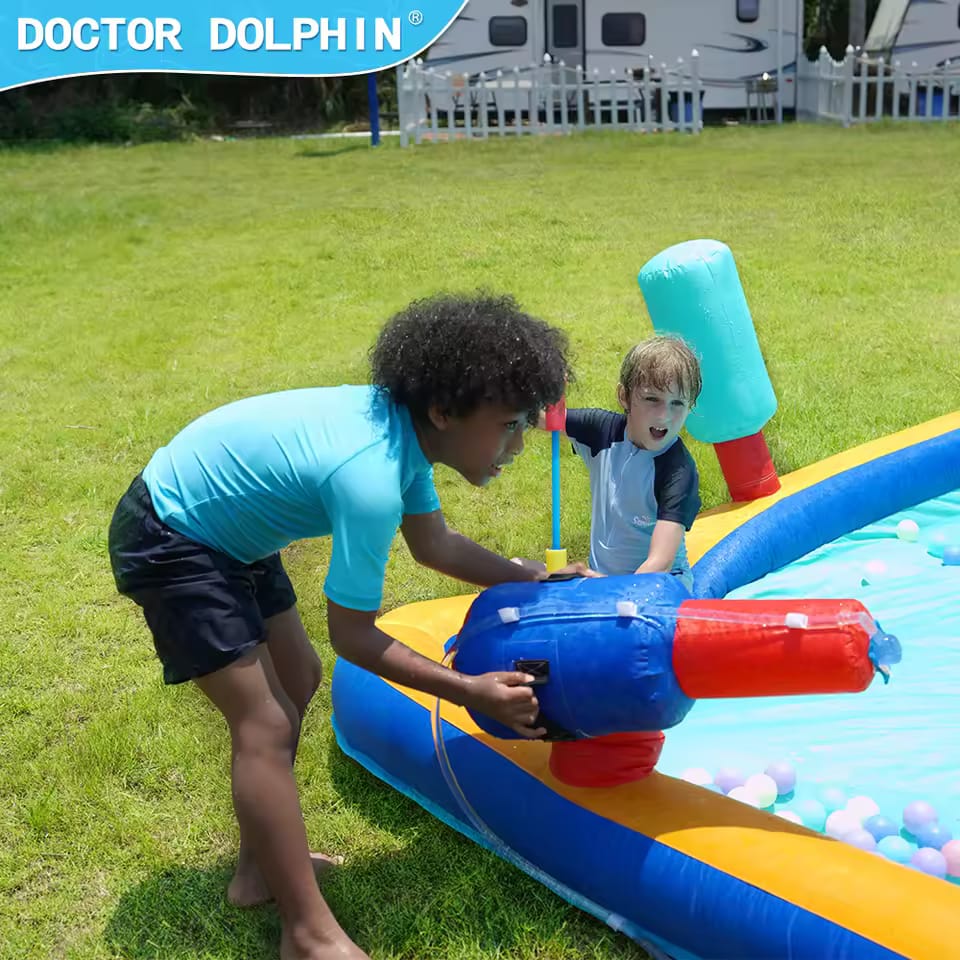 Flobo Water Slides Bouncy Castle For Kids 580 x 400 x 220cm