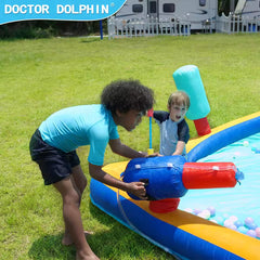 Flobo Water Slides Bouncy Castle For Kids 580 x 400 x 220cm