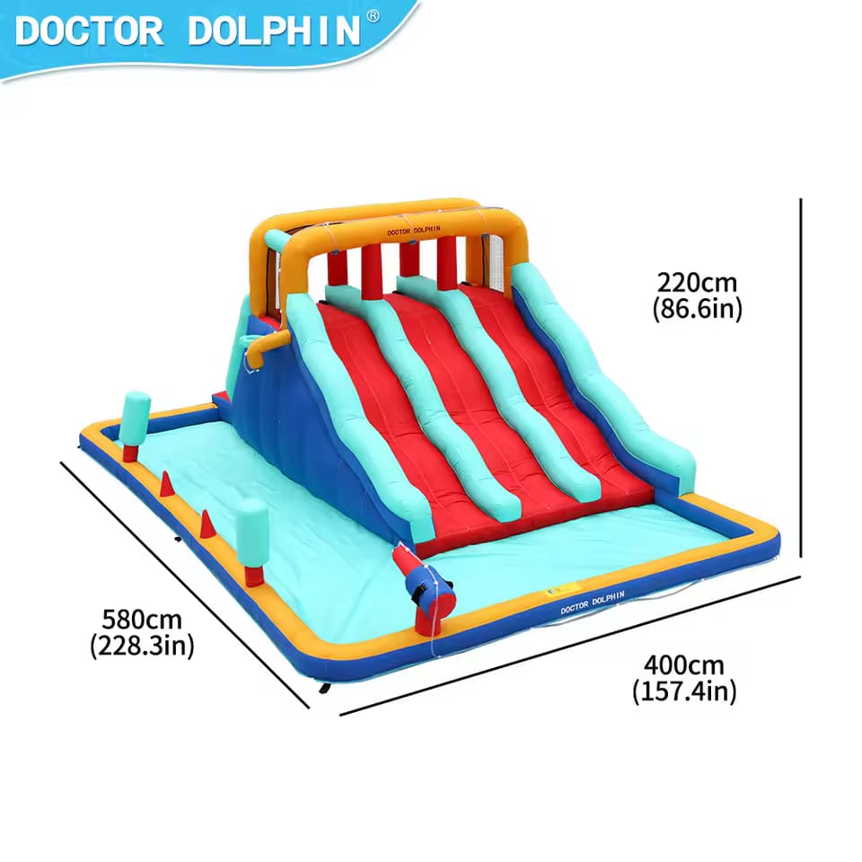 Flobo Water Slides Bouncy Castle For Kids 580 x 400 x 220cm