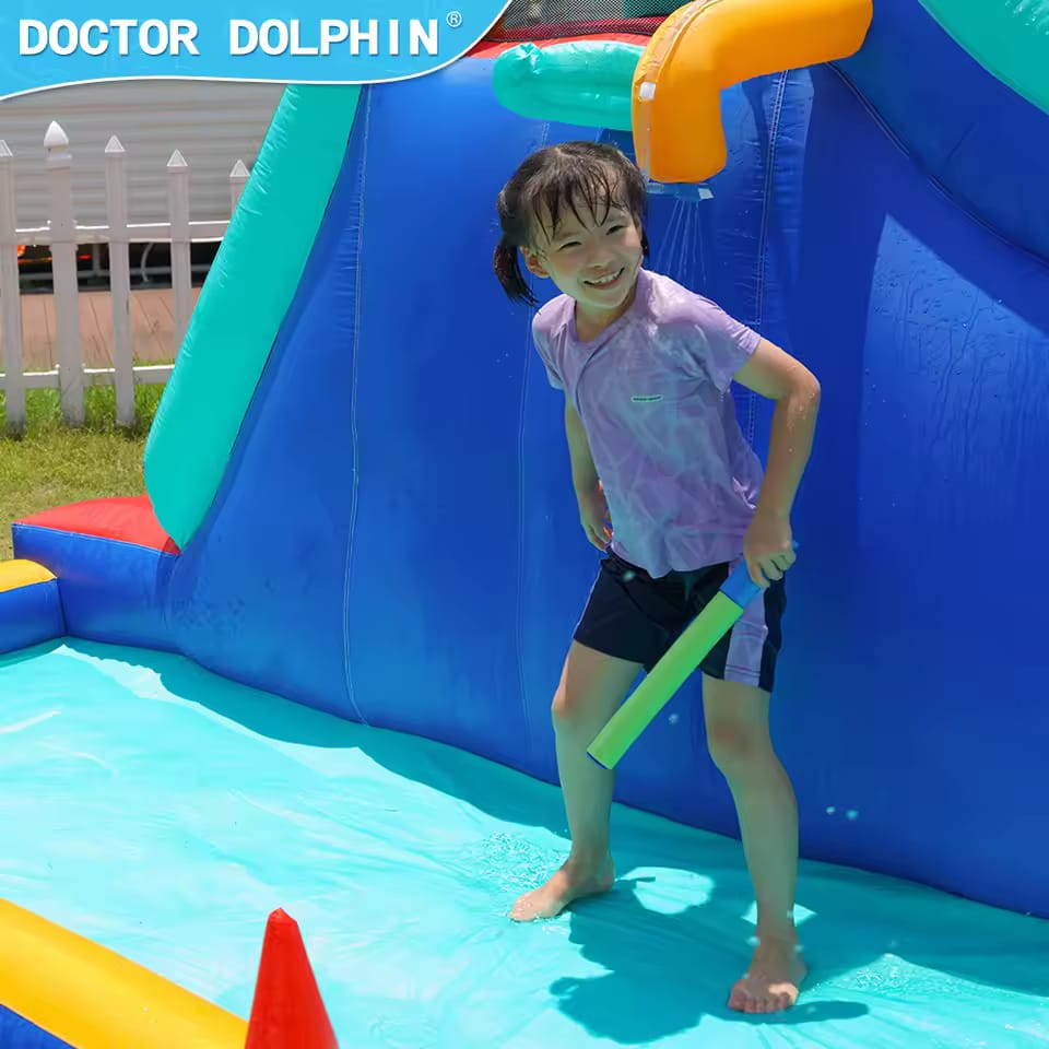 Flobo Water Slides Bouncy Castle For Kids 580 x 400 x 220cm
