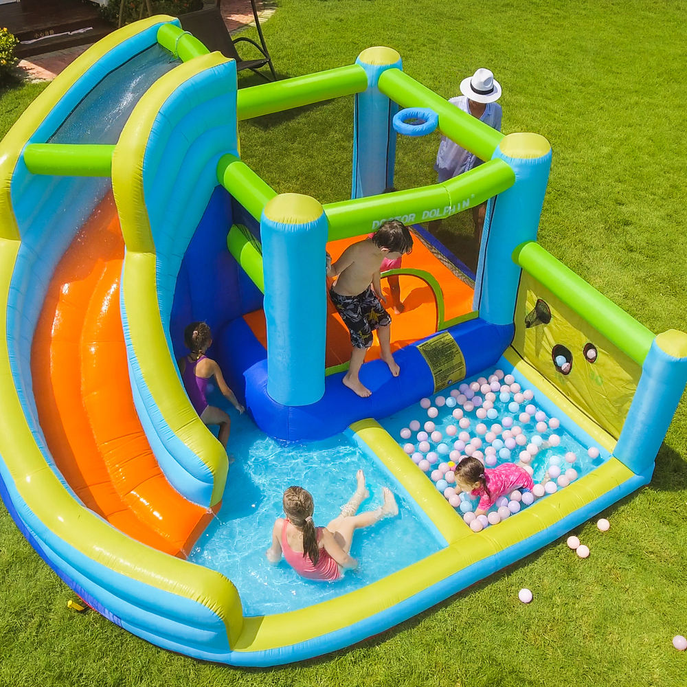 Flobo Water Park Bouncy Castle for Kids 360x340x218cm