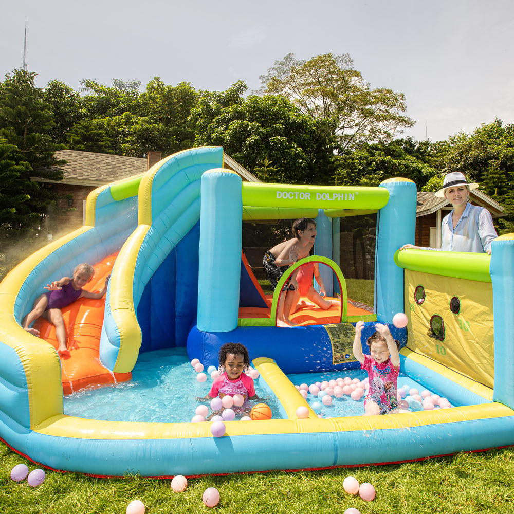 Flobo Water Park Bouncy Castle for Kids 360x340x218cm