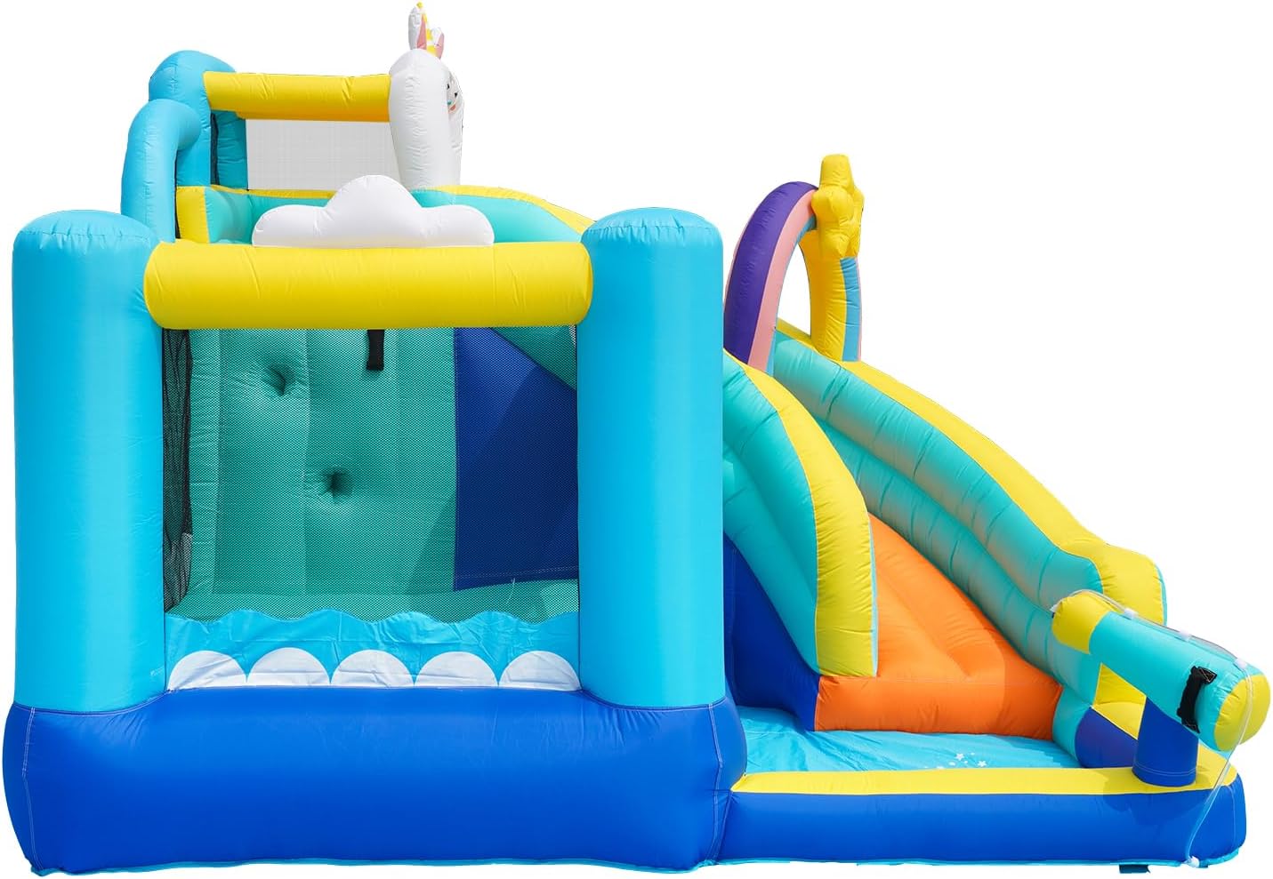 Flobo Unicorn Bouncy Castle for Kids 320 x 290 x 235cm
