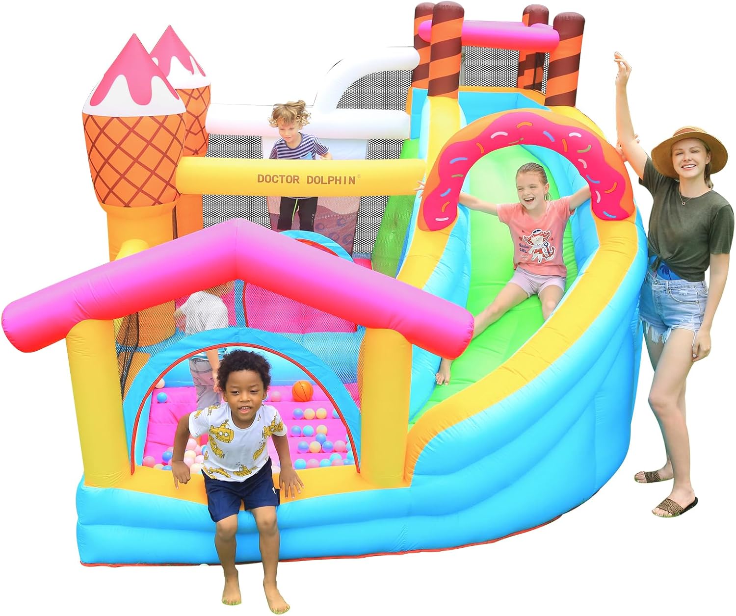 Flobo Ice Cream Bouncy House Castle for kids 310X280X225cm