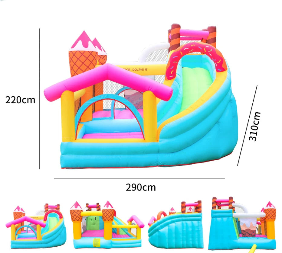 Flobo Ice Cream Bouncy House Castle for kids 310X280X225cm
