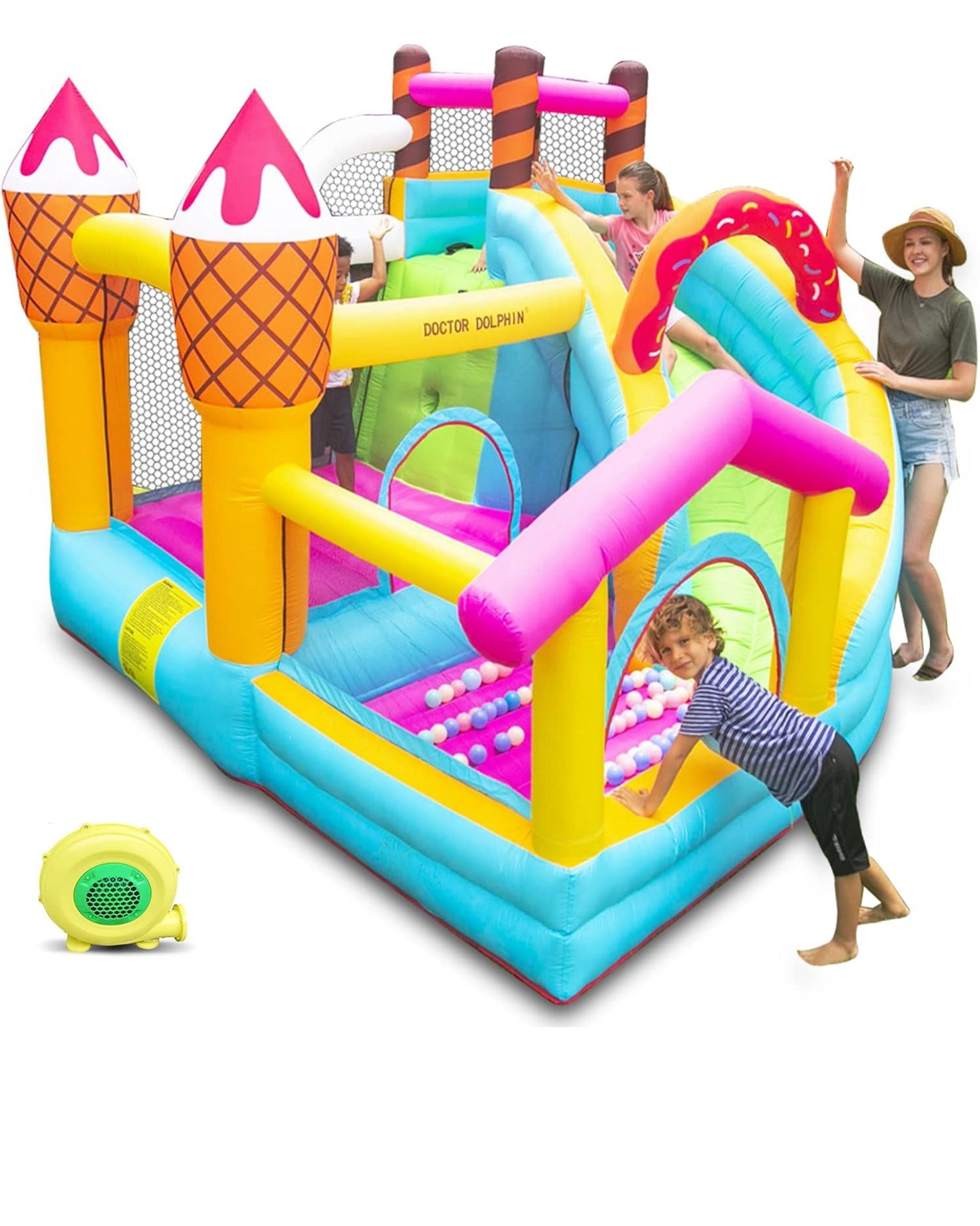 Flobo Ice Cream Bouncy House Castle for kids 310X280X225cm