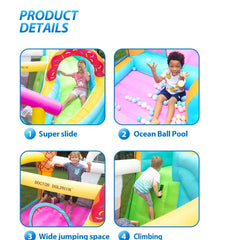 Flobo Ice Cream Bouncy House Castle for kids 310X280X225cm