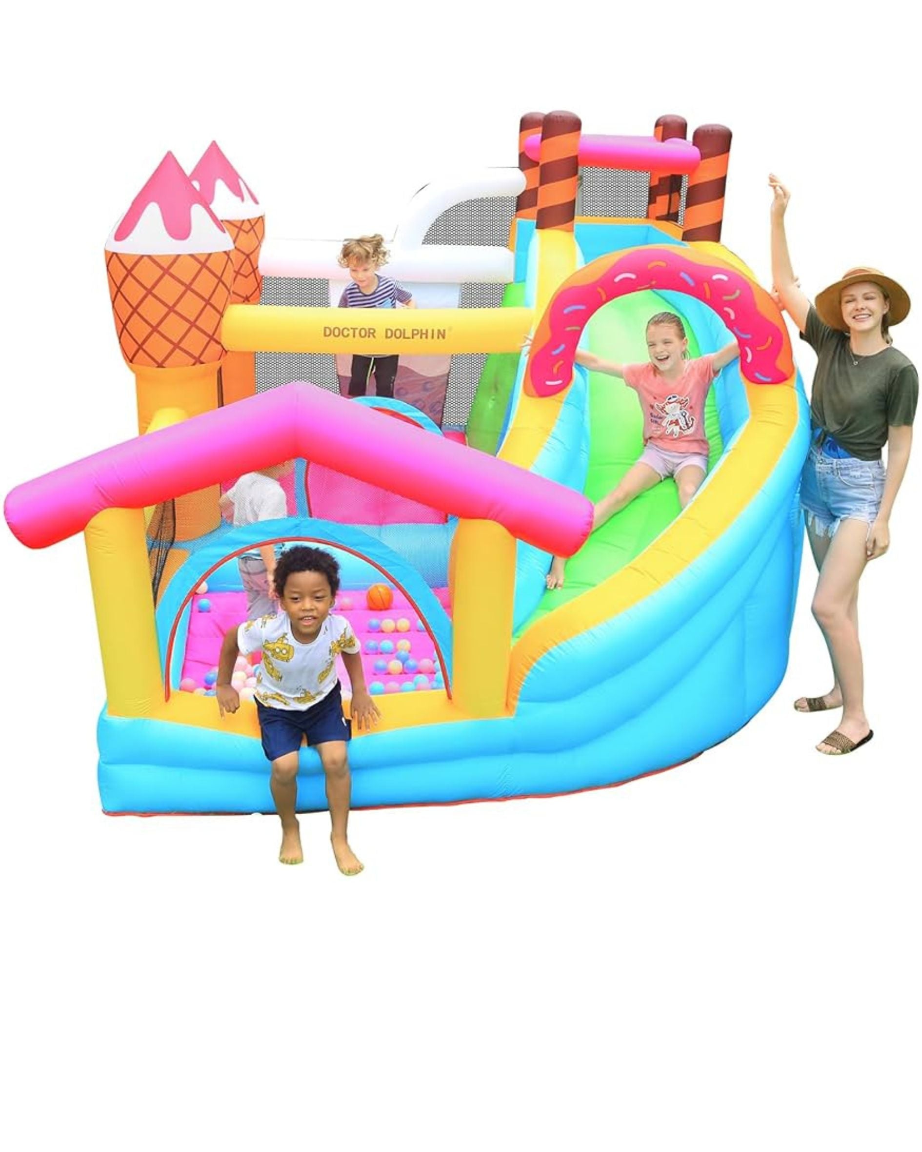 Flobo Ice Cream Bouncy House Castle for kids 310X280X225cm