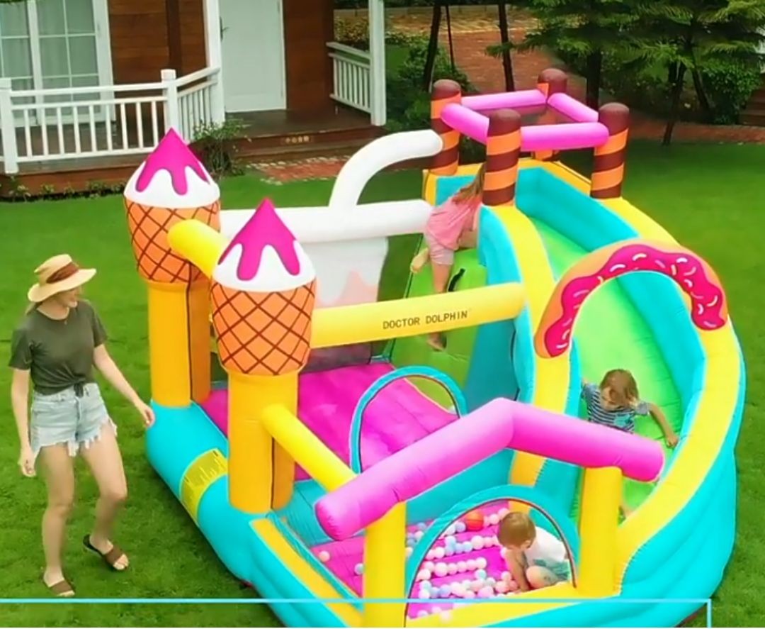 Flobo Ice Cream Bouncy House Castle for kids 310X280X225cm