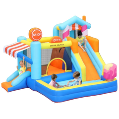 Flobo Water Park Bouncy House Castle for kids 343 x 320 x 235cm