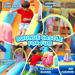 Flobo Water Park Bouncy House Castle for kids 343 x 320 x 235cm
